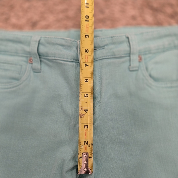 Kut From The Kloth Mid Rise Size 8 Light Green Jeans - Picture 13 of 16